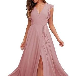 Vintage Rose Maxi Length Dress